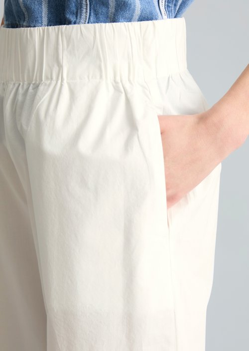 Relaxed culotte — Silky White
