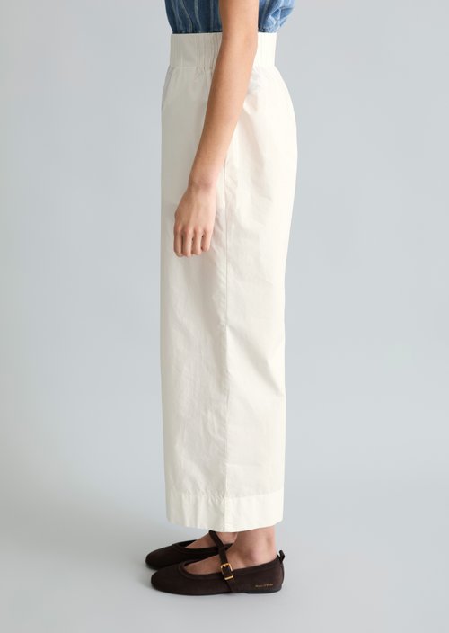Relaxed culotte — Silky White