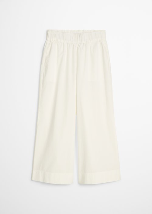 Relaxed culotte — Silky White