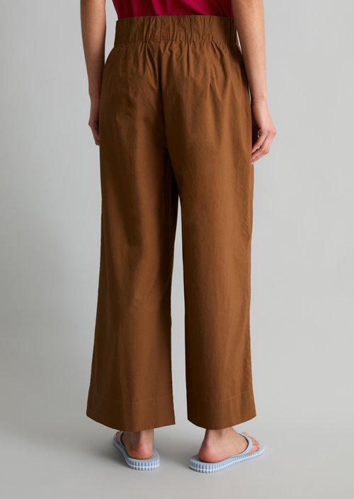 Relaxed culotte — Umbra Brown