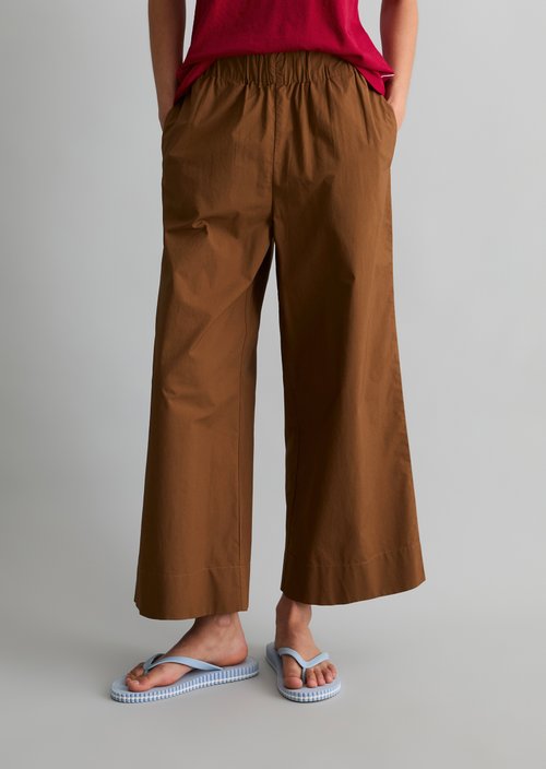 Relaxed culotte — Umbra Brown