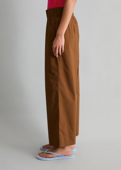 Relaxed culotte — Umbra Brown