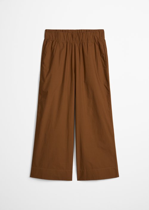 Relaxed culotte — Umbra Brown