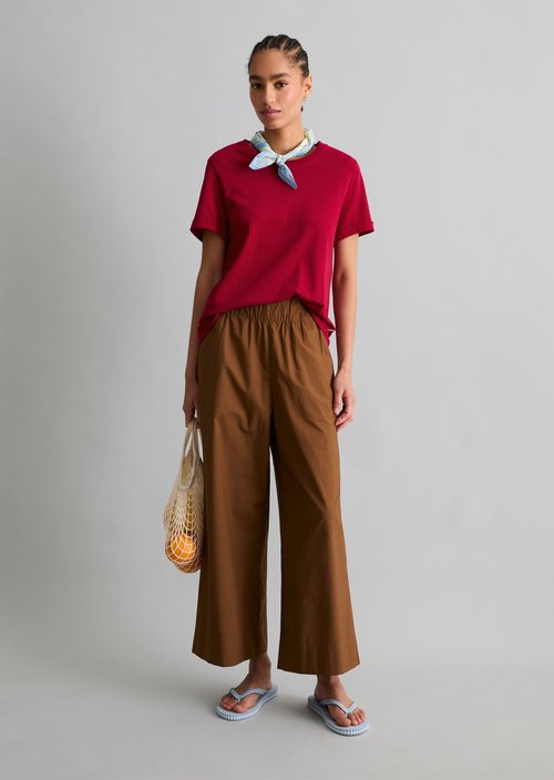 Relaxed culotte — Umbra Brown
