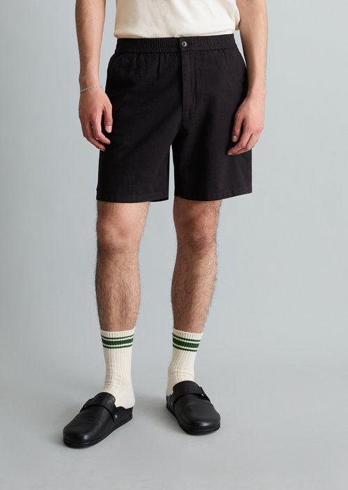 Relaxed shorts — Black