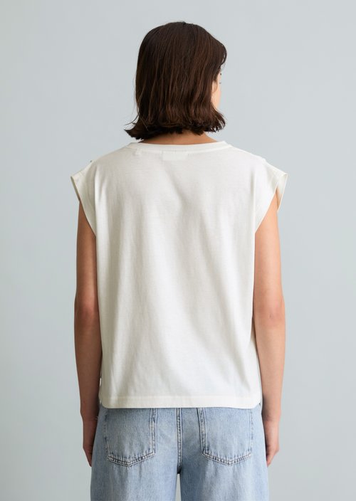 Relaxed T-shirt — Silky White