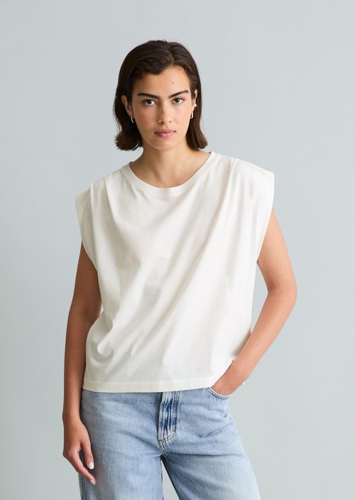 Relaxed T-shirt — Silky White