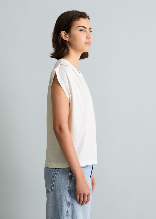 Relaxed T-shirt — Silky White