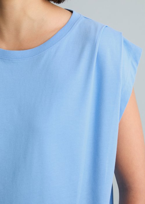 Relaxed T-shirt — Flaxflower Blue