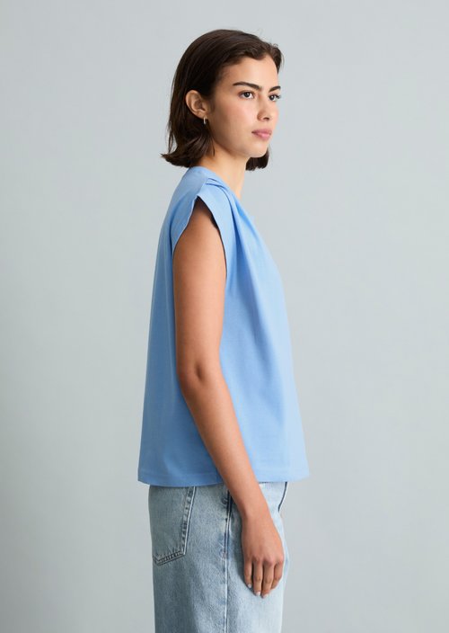 Relaxed T-shirt — Flaxflower Blue