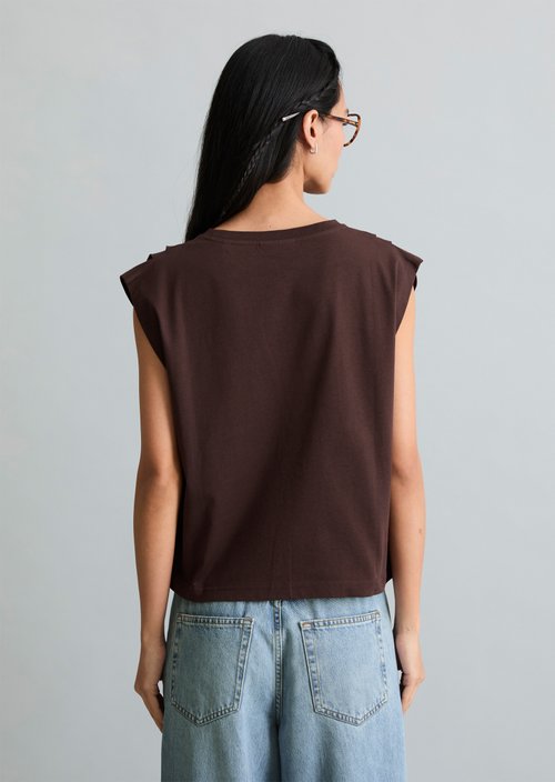 Relaxed T-shirt — Burnt Aubergine