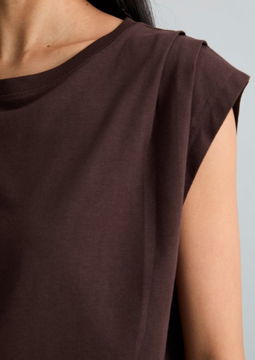 Relaxed T-shirt — Burnt Aubergine