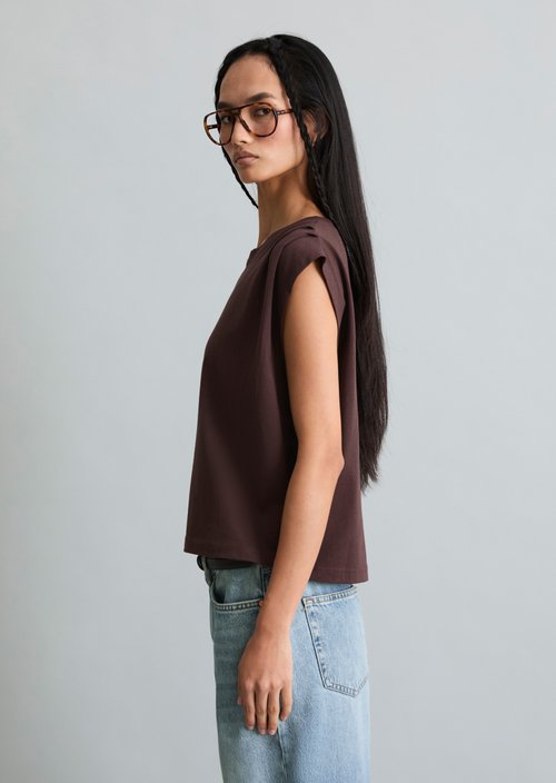 Relaxed T-shirt — Burnt Aubergine