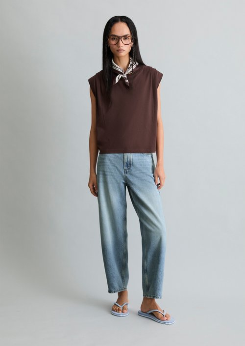 Relaxed T-shirt — Burnt Aubergine