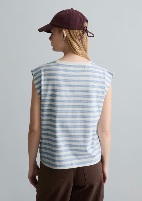 Relaxed striped T-shirt — Offwhite