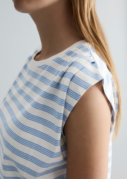 Relaxed striped T-shirt — Offwhite