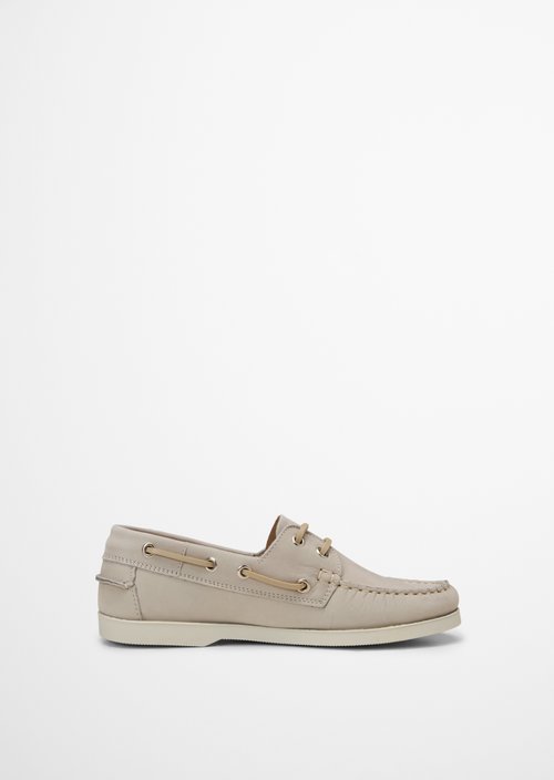 Boat shoe model Nadja — MO'P Offwhite