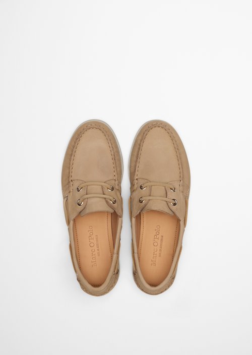 Boat shoe model Nadja — Dusty Sand