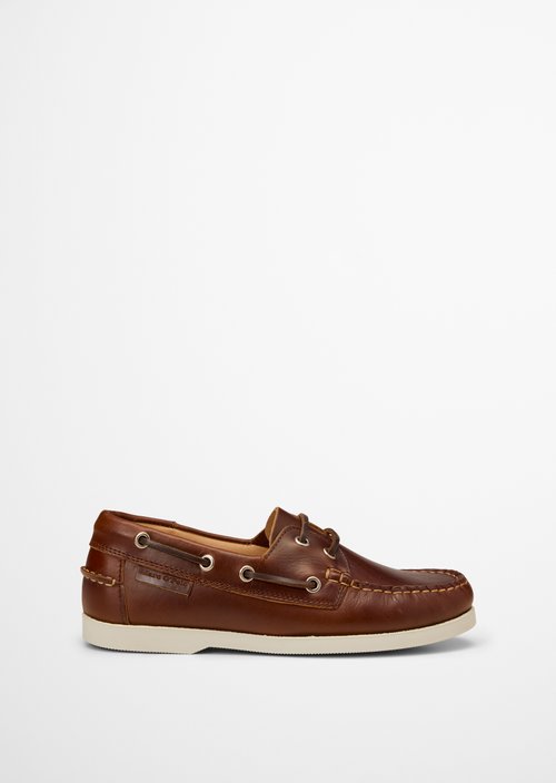 Boat shoe model Nadja — Dark Brown