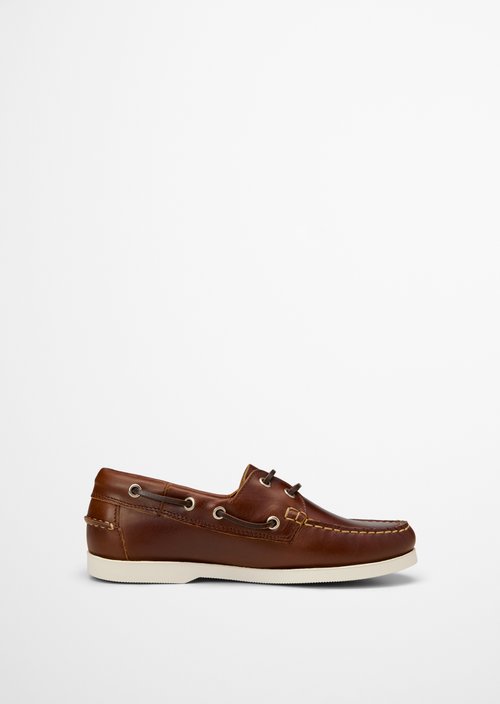 Boat shoe model Nadja — Dark Brown