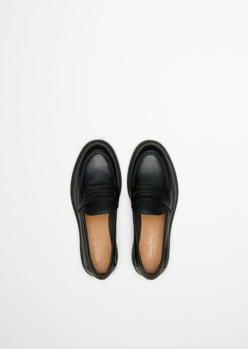 Penny loafer model Paula — Black