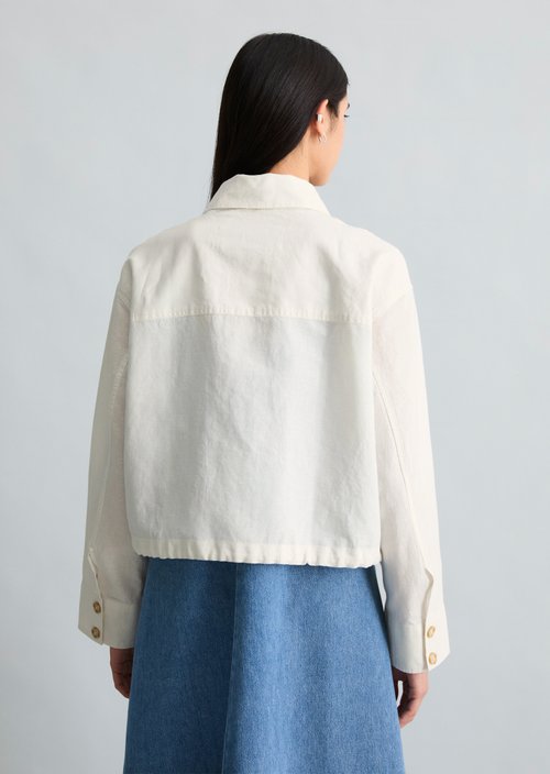Jacket relaxed — Silky White