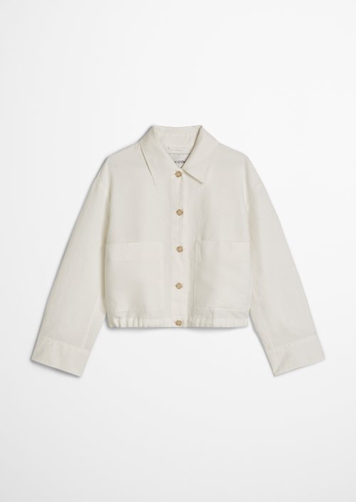Jacket relaxed — Silky White