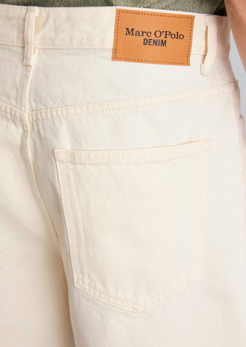 Denim shorts model Kalle relaxed — White