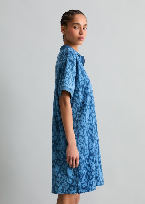 Terry dress regular — Medium Blue