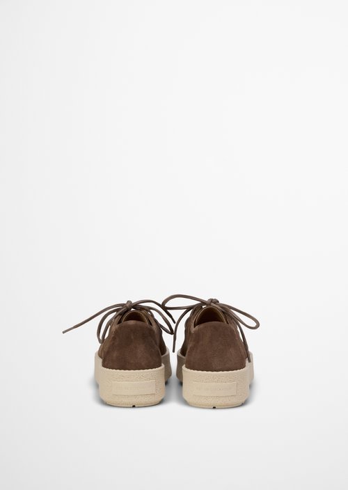 Lace-up model Pia — Dark Taupe