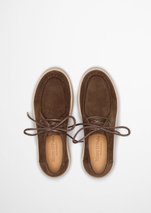 Lace-up model Pia — Dark Taupe