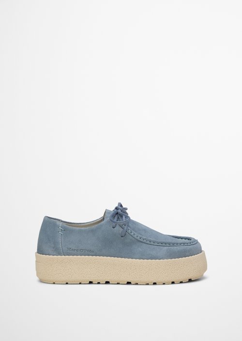 Lace-up model Pia — Light Blue