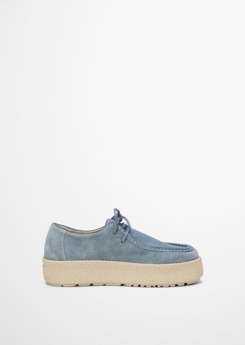 Lace-up model Pia — Light Blue
