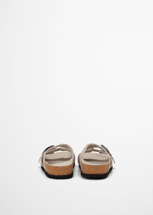 Mule model Quinn — Grey Silk