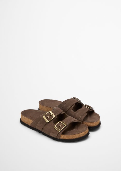 Mule model Quinn — Faded Brown