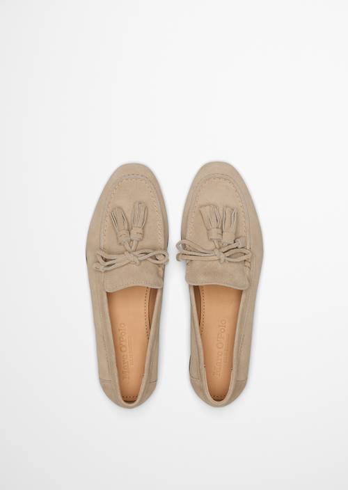 Loafer Model Safina Dusty Sand in Ansicht von oben
