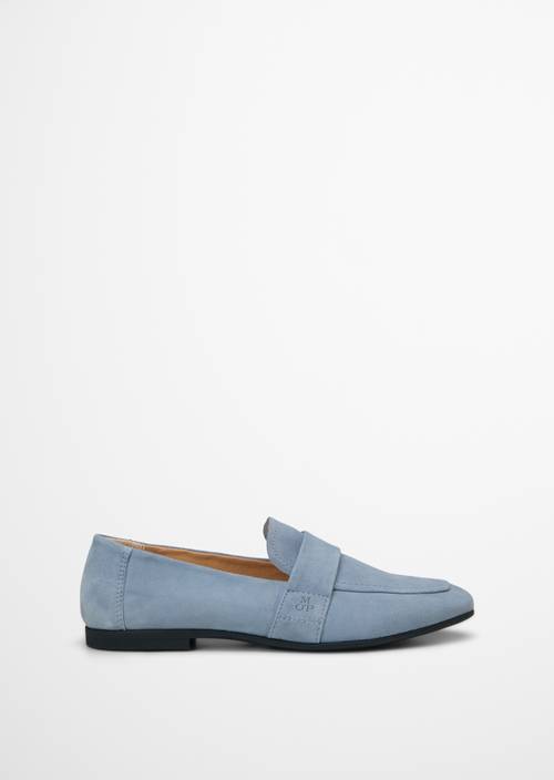 Loafer Model Safina Light Blue Ansicht rechter Schuh von außen