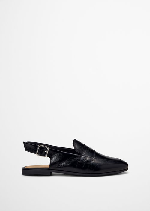Slingback loafer model Safina — Black