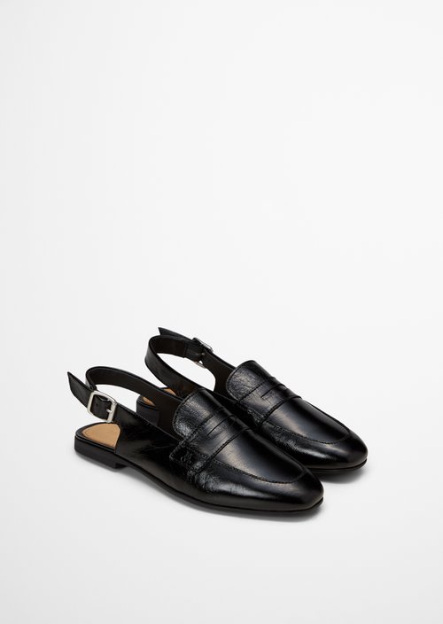 Slingback loafer model Safina — Black