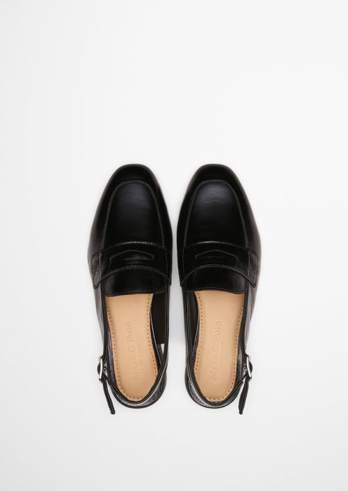 Slingback loafer model Safina — Black
