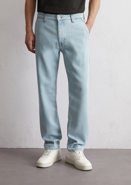 Jeans model Kalmo Chino straight — Light Blue