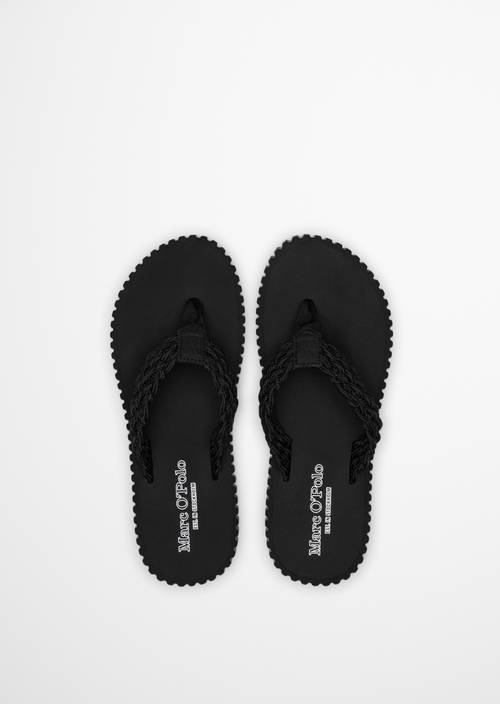 Zehentrenner Model Sandy Black in Ansicht von oben