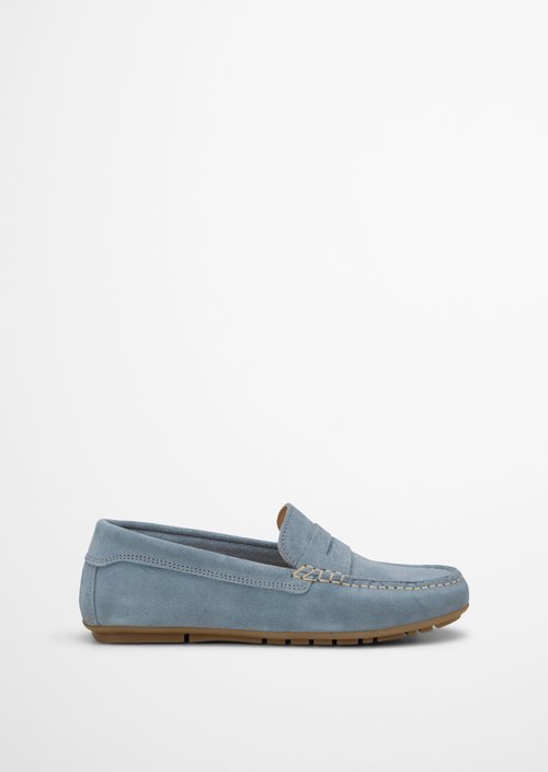 Moccasin model Selma — Light Blue