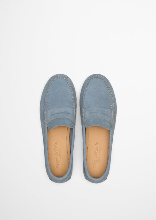 Moccasin model Selma — Light Blue