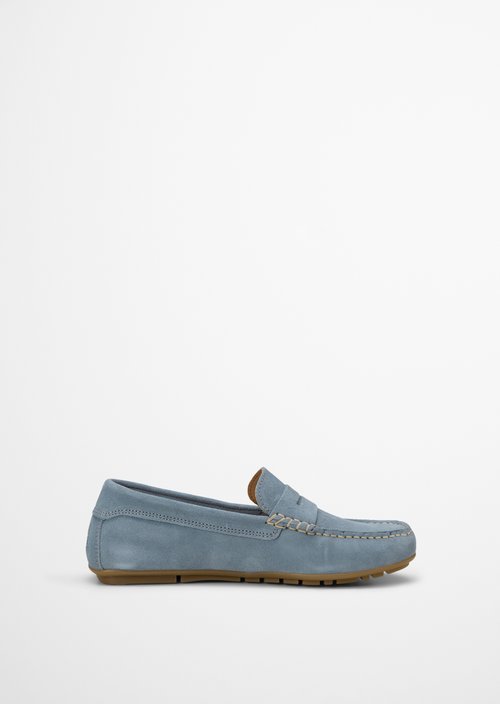 Moccasin model Selma — Light Blue
