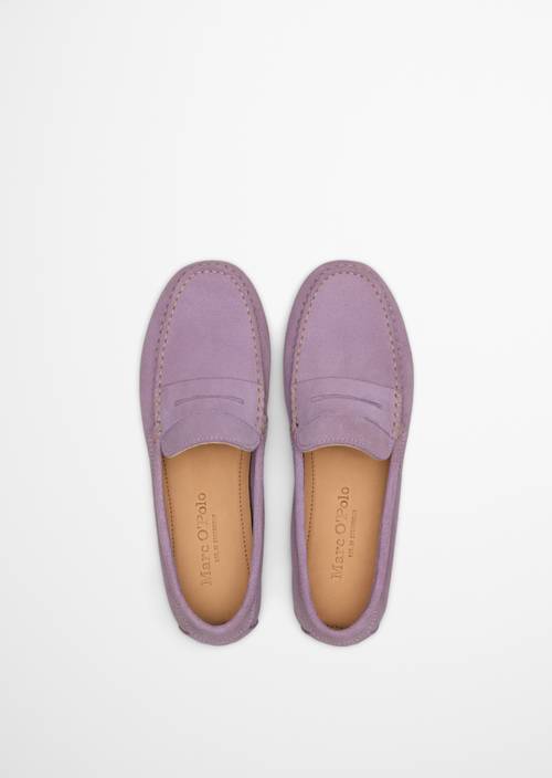 Mokassin Model Selma Dusty Lavender in Ansicht von oben