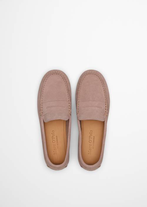 Mokassin Model Selma Chalky Peach in Ansicht von oben