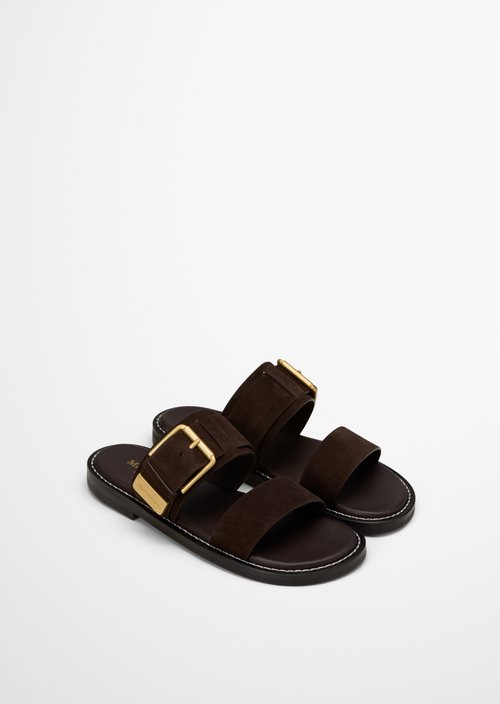 Mule model Stina — Burnt Coffee