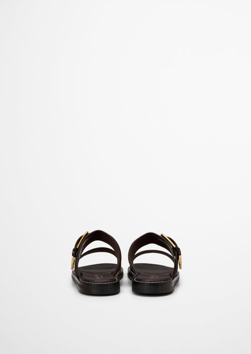 Mule model Stina — Burnt Coffee