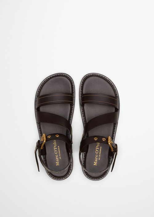 Sandal model Stina — Burnt Coffee